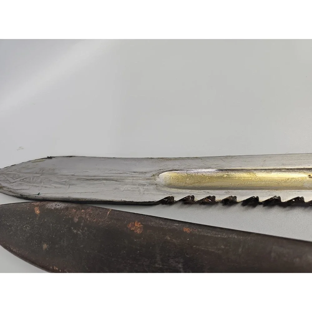Rare New WWI Swiss Model 1914 Sawback Schmidt Rubin Bayonet‎ H.S. Hans Steimer